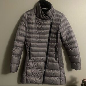 CHAMPION Performance Women's Gray Puff Coat/Jacket Medium  Zip Front